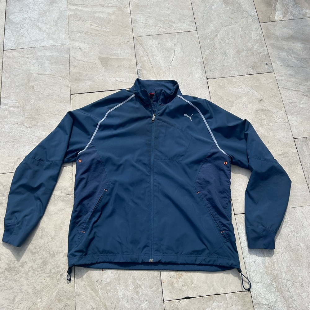 Puma Men's Navy Blue Light  Jacket